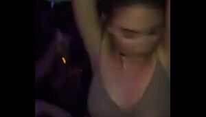 Girlfriend acting like a real mega-bitch in club, doused and d. dancing,