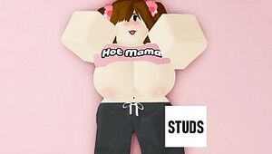 Guys - Brown-haired step Mom Mummy displays off in nude photo shoot (ROBLOX PORN/RR34)