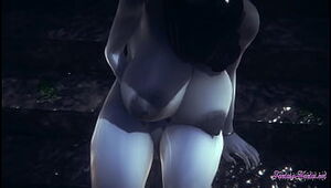 Resident Evil Manga porn Three dimensional - Doll Dimitresku fingering and drizzling in a raining day - Chinese manga anime toon game porn