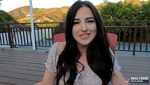 Real Teens - Splendid Aubree Valentine Boinked On Highly first-ever Pornography Casting